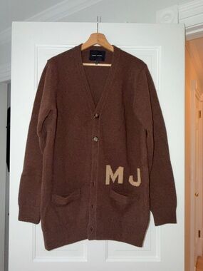 Marc Jacobs Chocolate Brown Knit Cardigan